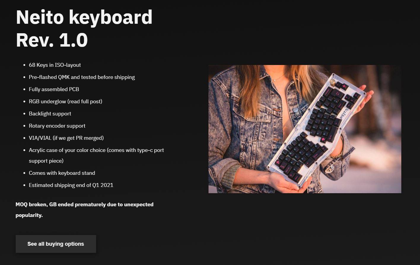 Screenshot of the group buy on this page