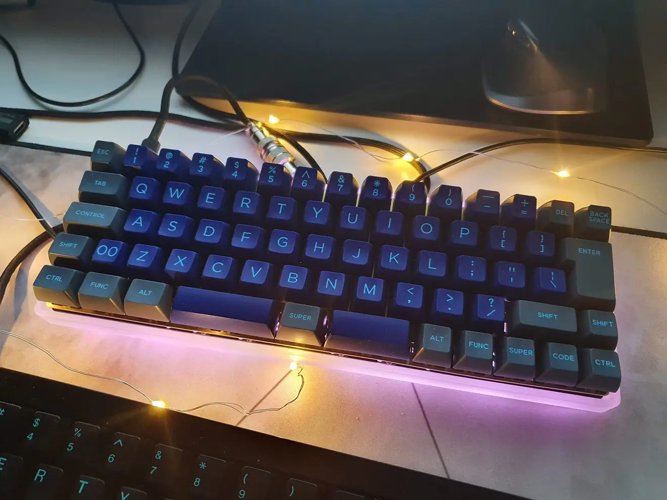 Another DZ60 but in a low-profile clear case