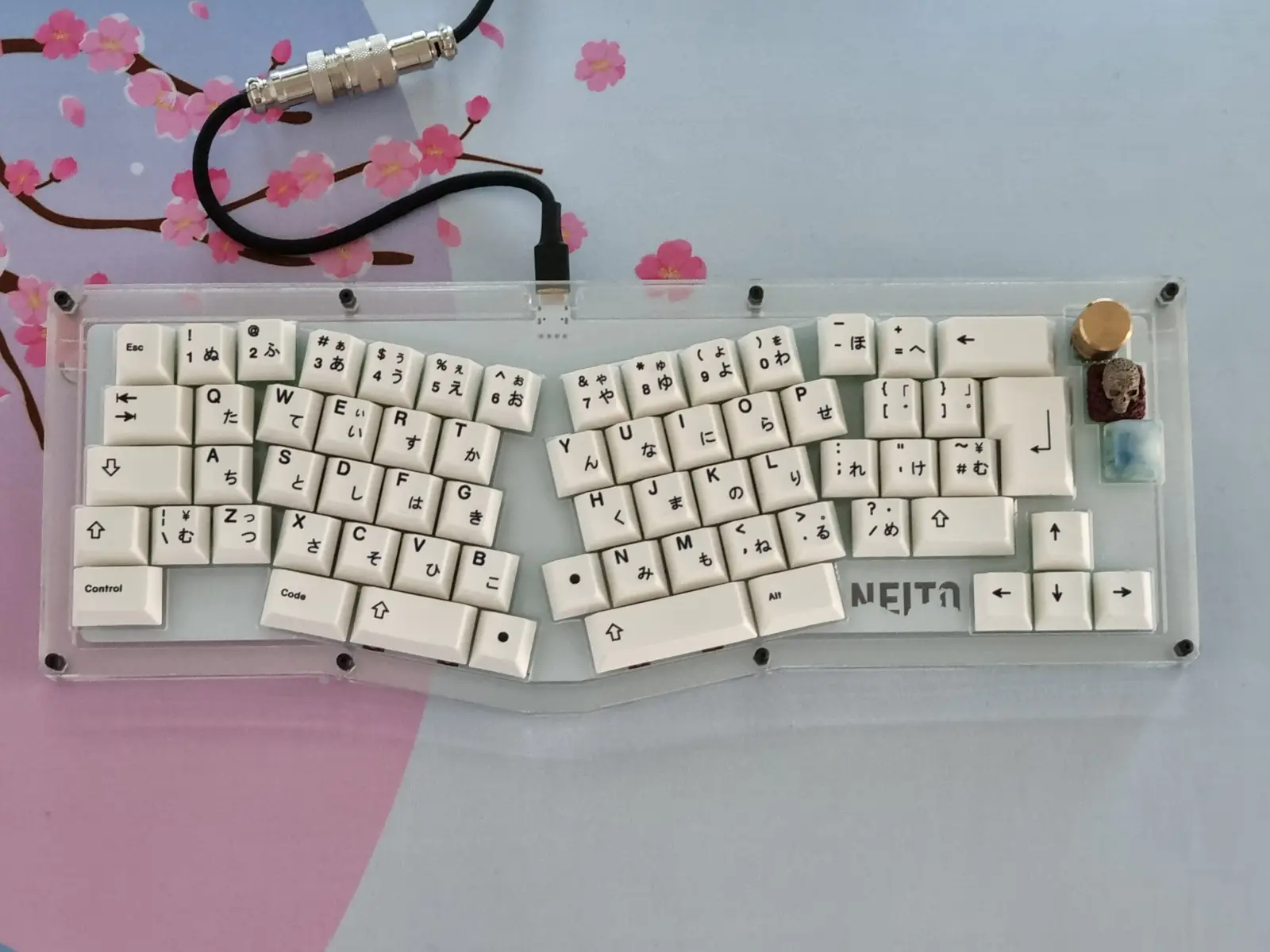 Neito Rev. 1 fully build in a clear case