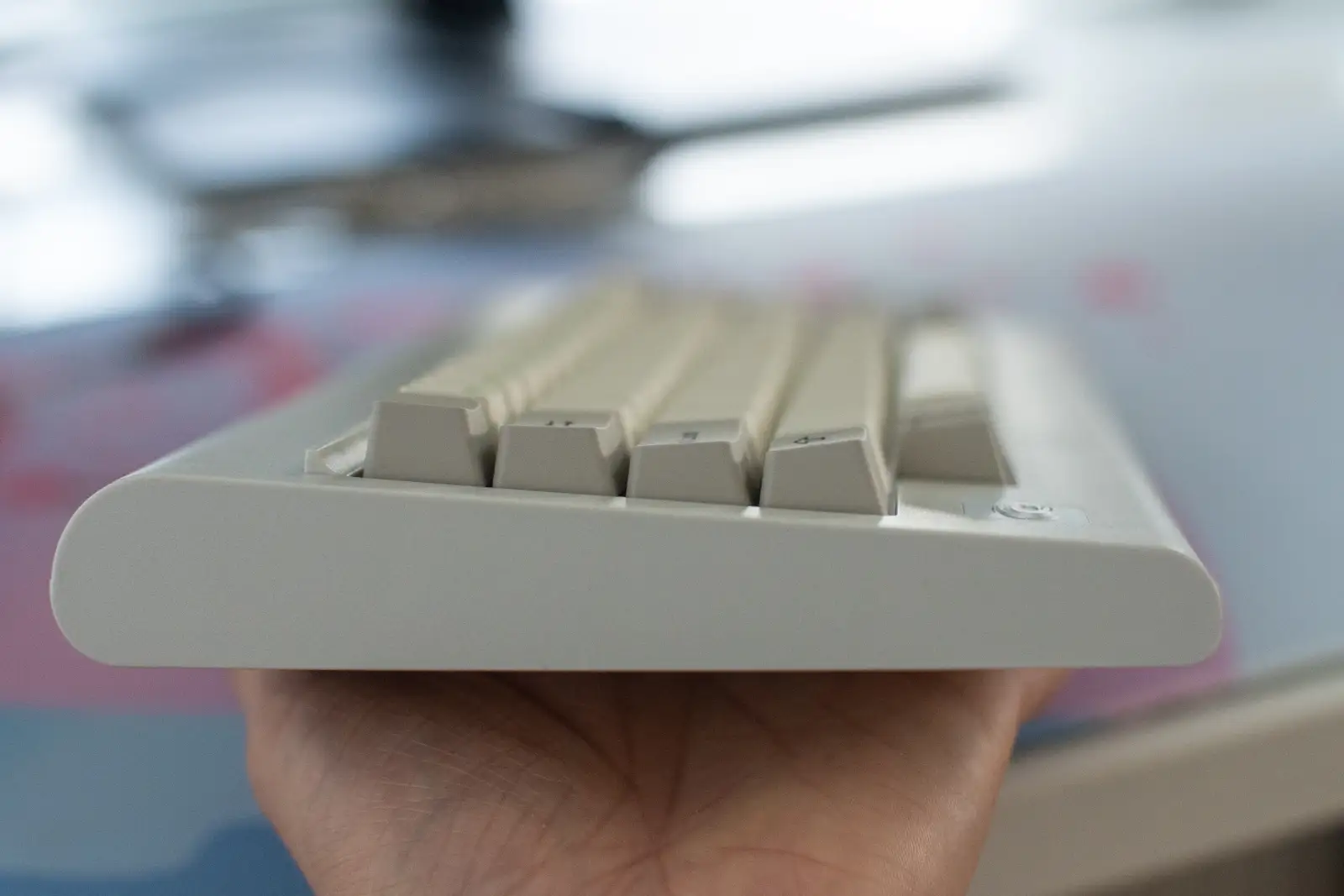 Side profile of the case