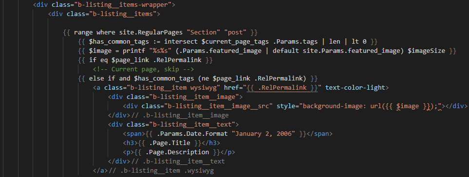 Some code showing the complexity of working with a low-level language like Go