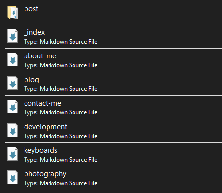 Examples of file-based routing