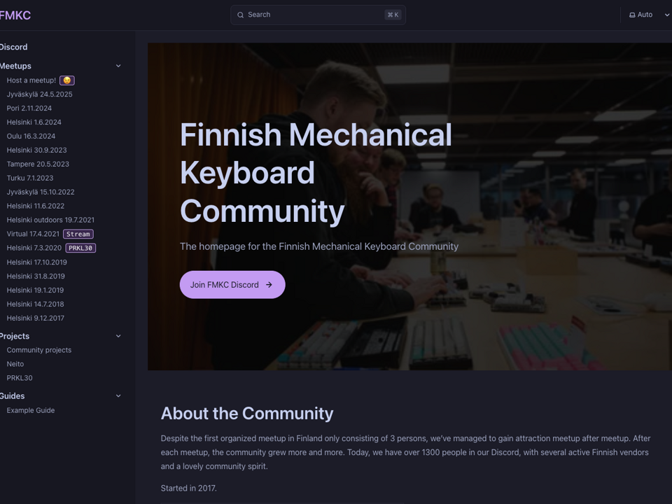 How fmkc.fi was built