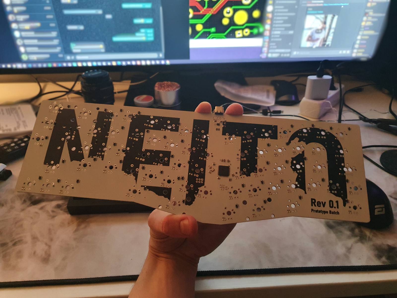 First hands on of the Neito PCB prototype