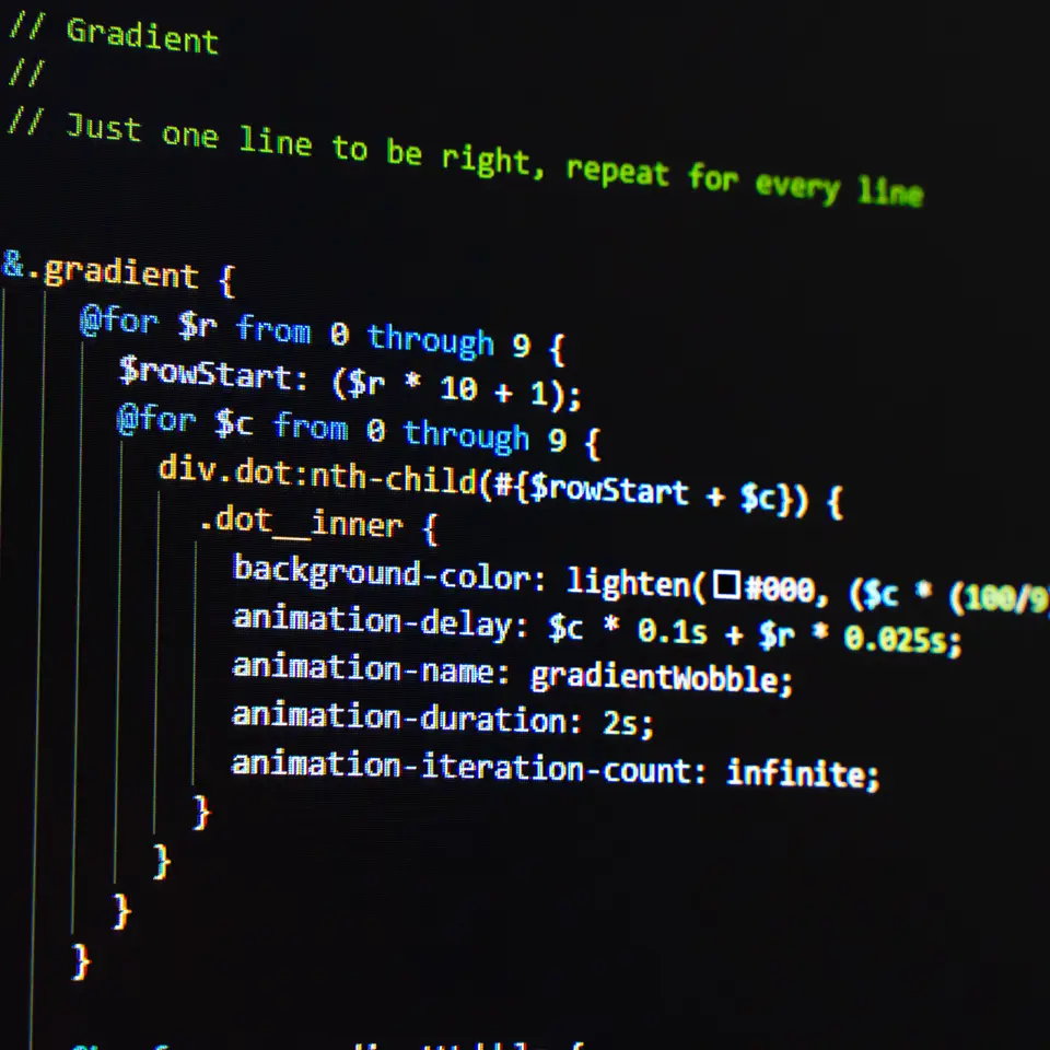 Animating matrix of items with just CSS