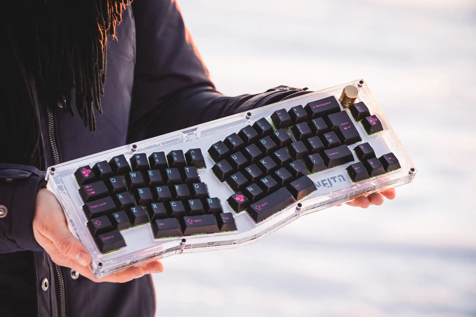 Built Neito keyboard marketing material