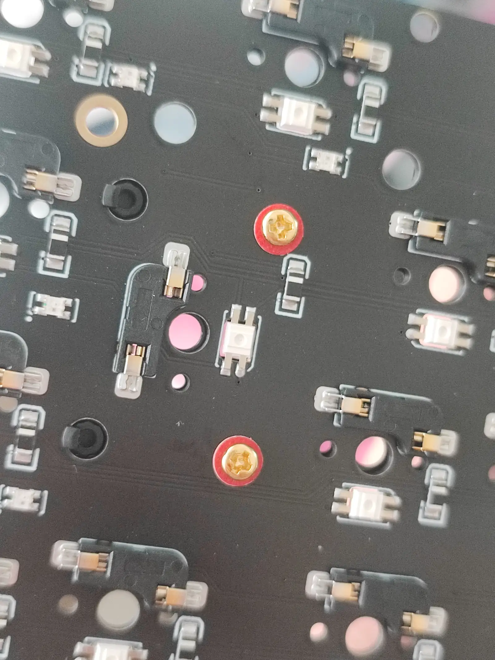 A backside view of a installed ISO-enter stabilizer