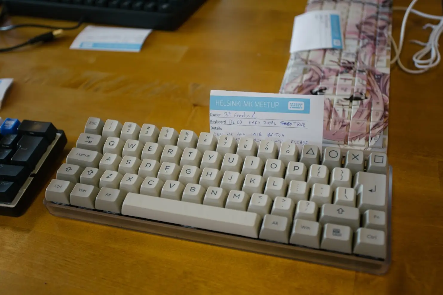 Another DZ60 but as hotswappable keyboard when there weren't yet too many hotswap solutions