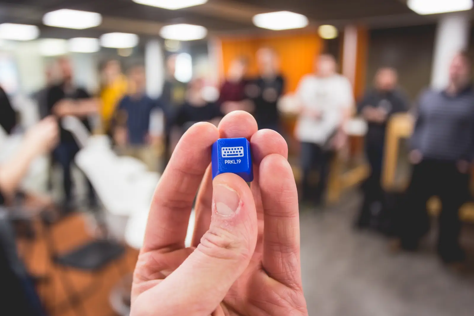 A limited edition FMKC meetup keycap