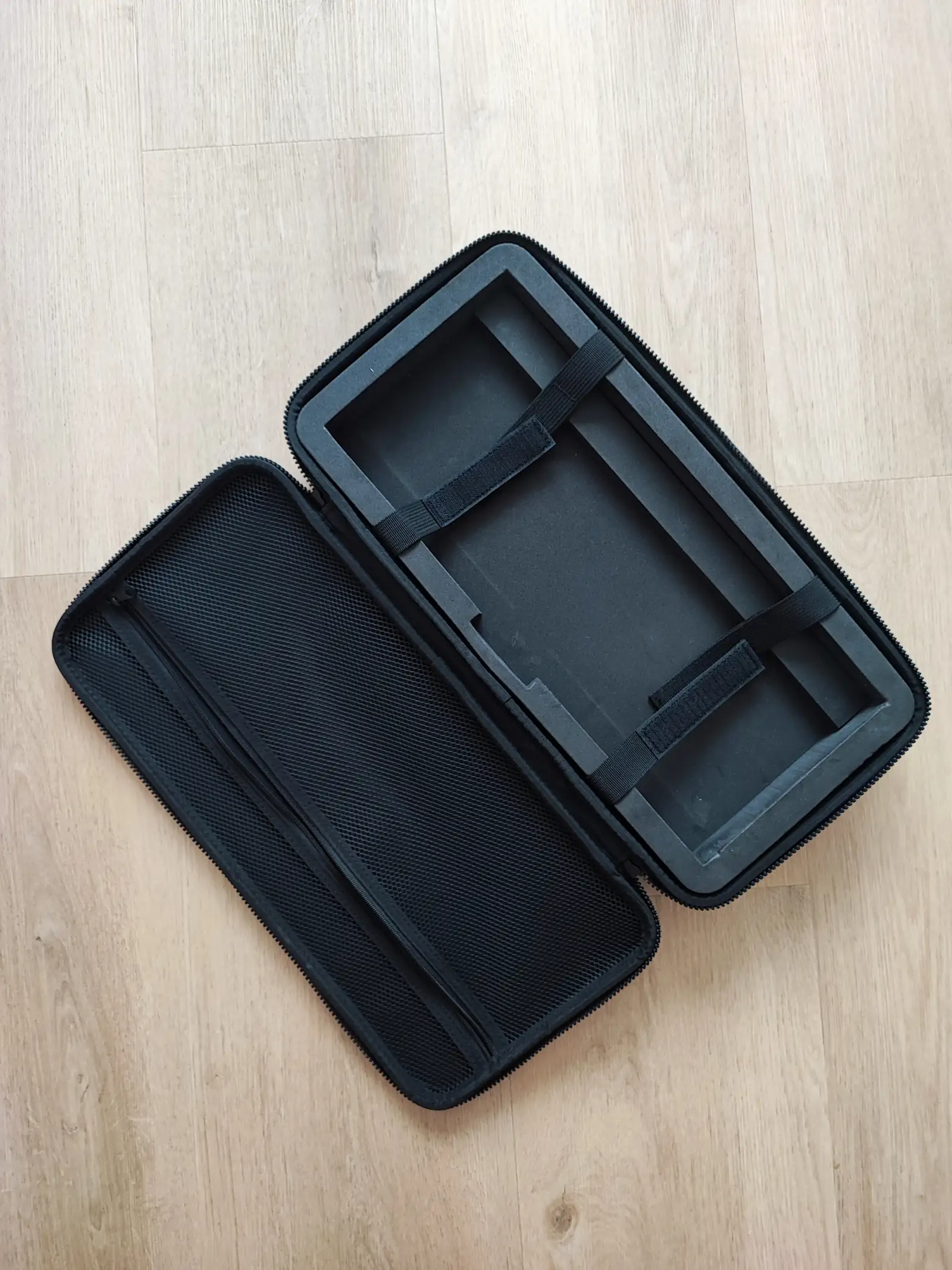 Included carrying case