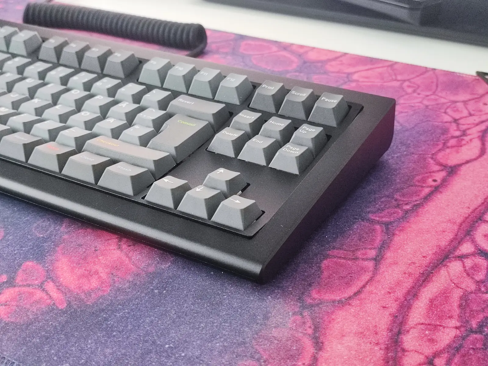 Shot of the keyboard from another angle