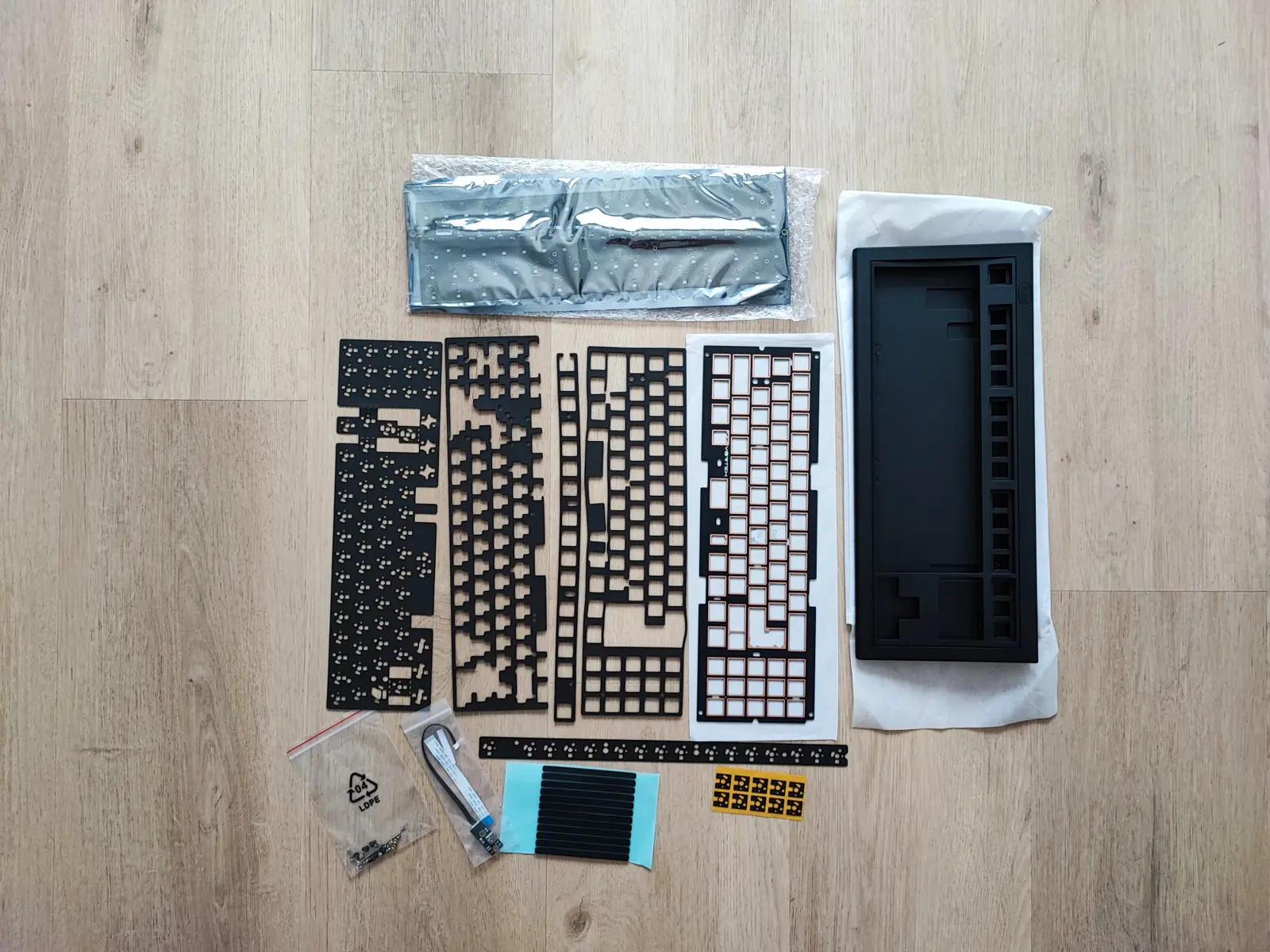 The contents of the box
