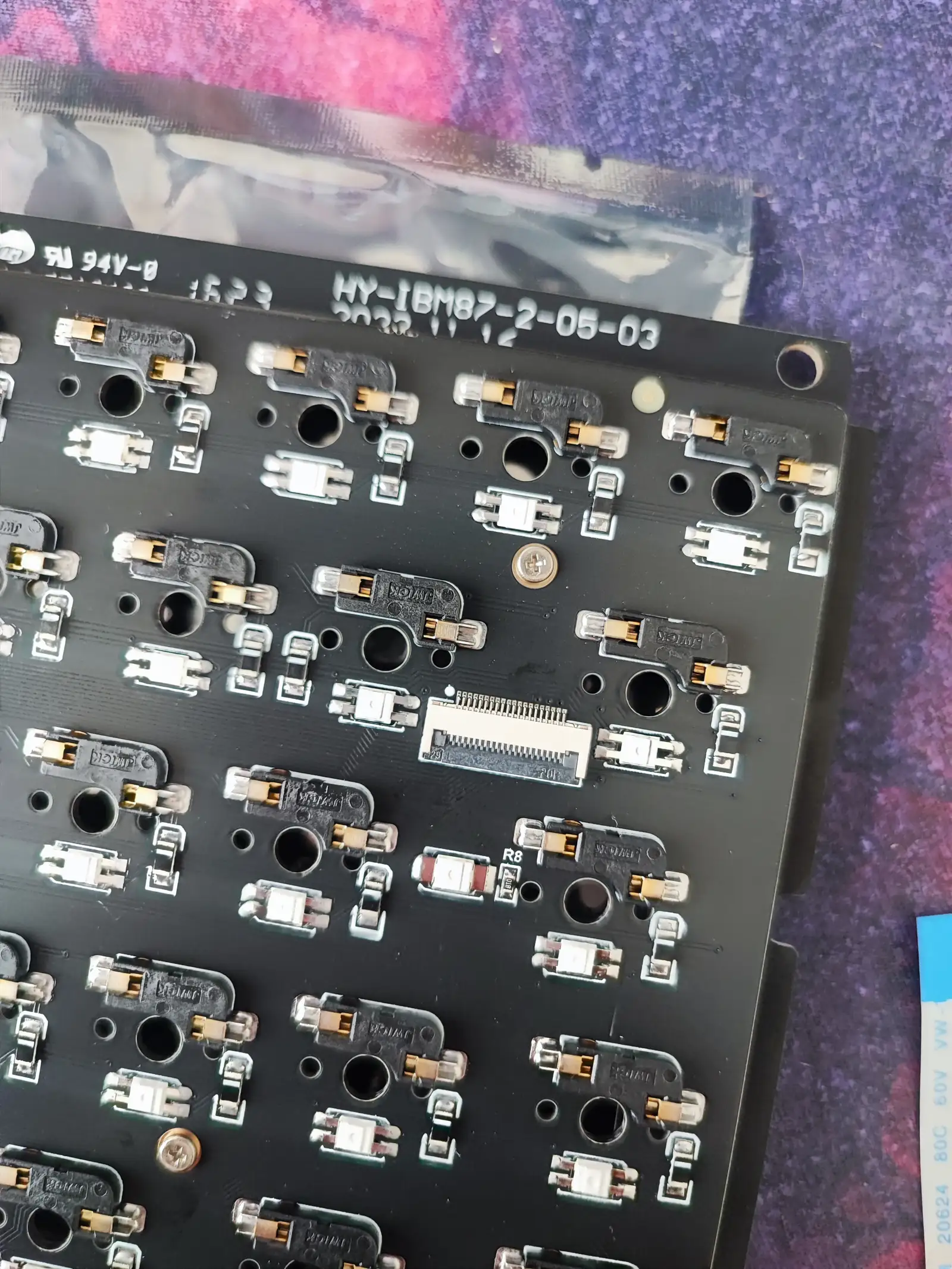 Backside of the PCB
