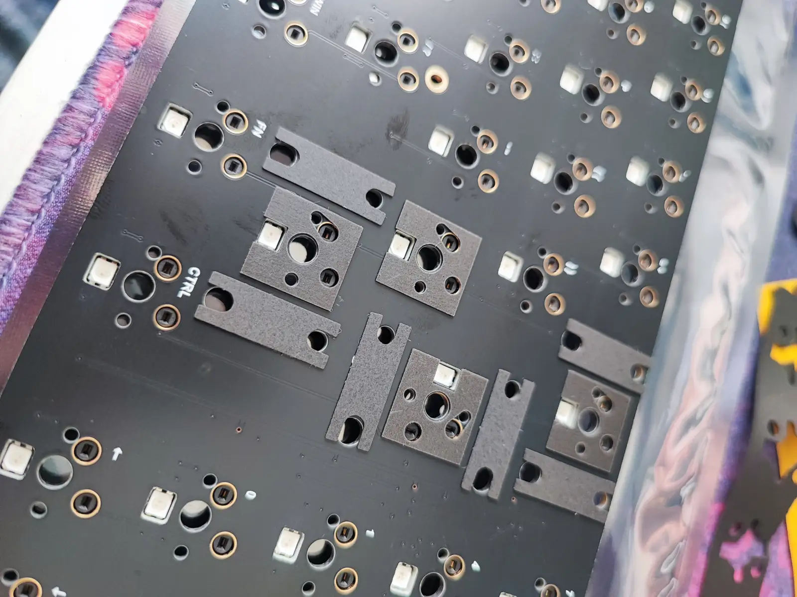 Stabilizer foams that were included in this kit