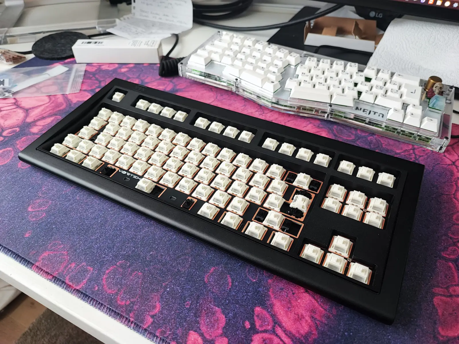 Partially build keyboard