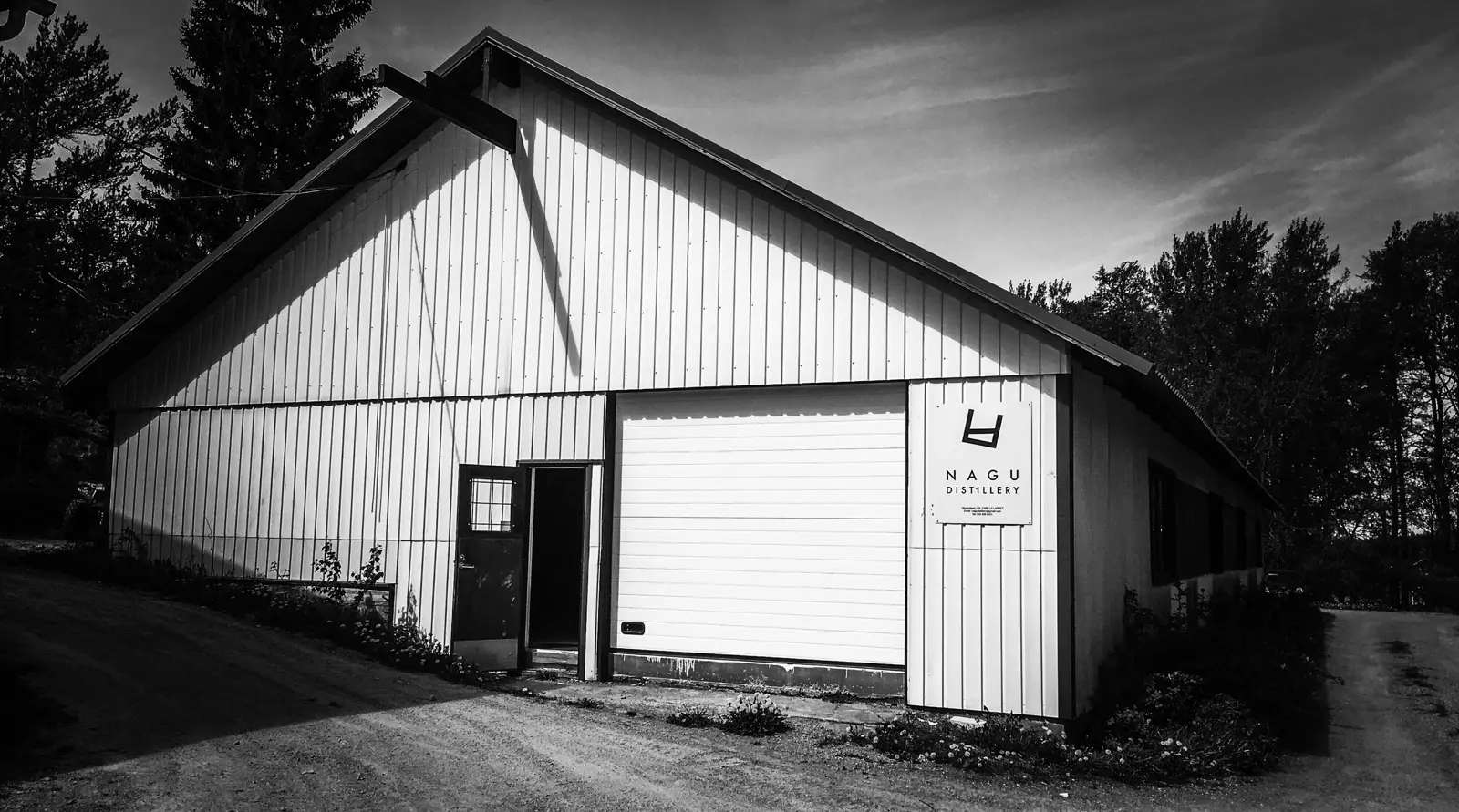 The old Nagu Distillery building that I visited
